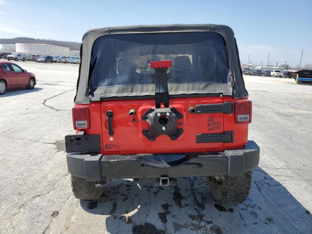 1C4AJWAG9HL609890 - 2017 JEEP WRANGLER SPORT RED photo 6