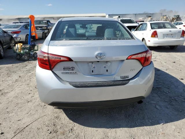 2T1BURHE0KC134727 - 2019 TOYOTA COROLLA L SILVER photo 6