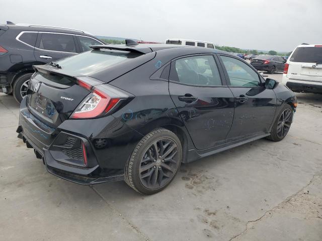 SHHFK7H40MU221091 - 2021 HONDA CIVIC SPORT 黑色 照片 3