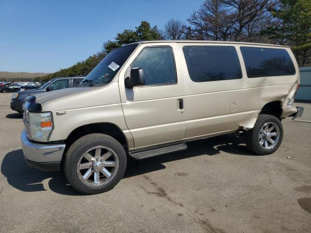 1FMNE11L88DA36802 - 2008 FORD ECONOLINE E150 WAGON TAN photo 1