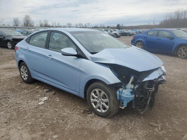 KMHCT4AE8CU127626 - 2012 HYUNDAI ACCENT GLS BLUE photo 4