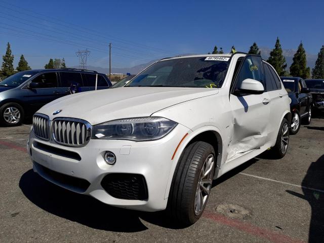 5UXKR6C56G0J79629 - 2016 BMW X5 XDRIVE50I WHITE photo 2