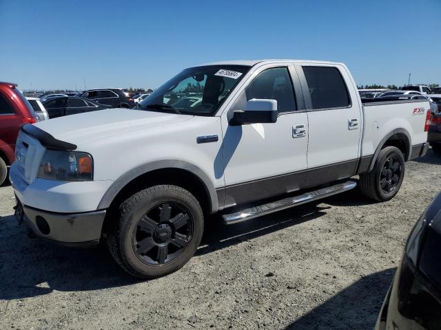 1FTPW14V48FB77491 - 2008 FORD F150 SUPERCREW WHITE photo 1