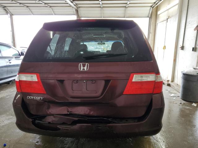 5FNRL38777B455277 - 2007 HONDA ODYSSEY EXL MAROON photo 6