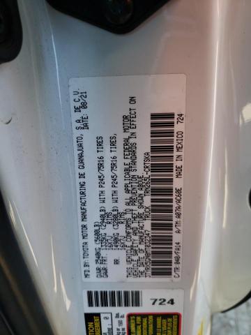 3TYRX5GN8MT032347 - 2021 TOYOTA TACOMA ACCESS CAB Ақ фото 12