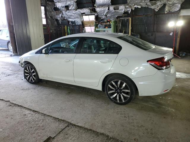 19XFB2F9XFE219411 - 2015 HONDA CIVIC EXL თეთრი ფოტო 2