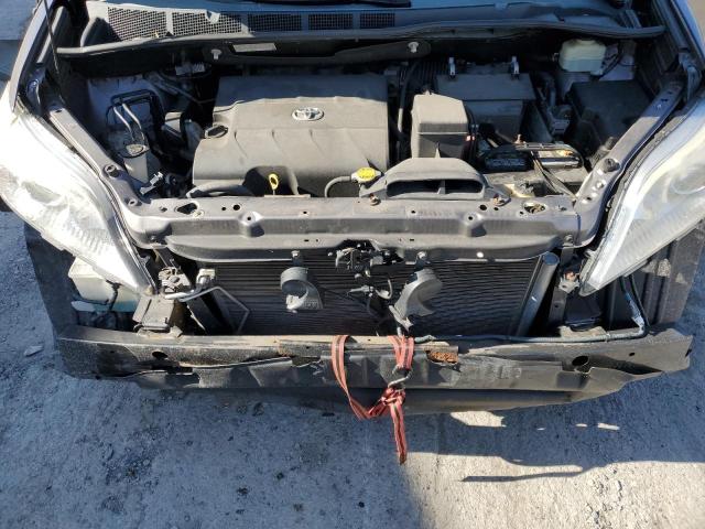 5TDYK3DC3ES524458 - 2014 TOYOTA SIENNA XLE GRAY photo 12