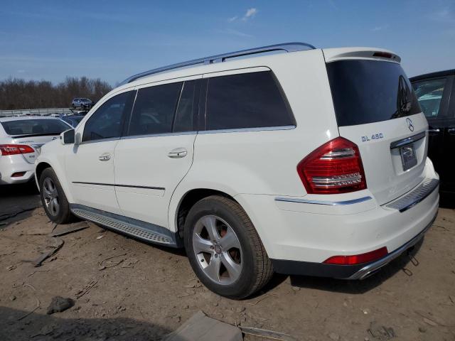 4JGBF7BE8BA674611 - 2011 MERCEDES-BENZ GL 450 4MATIC WHITE photo 2