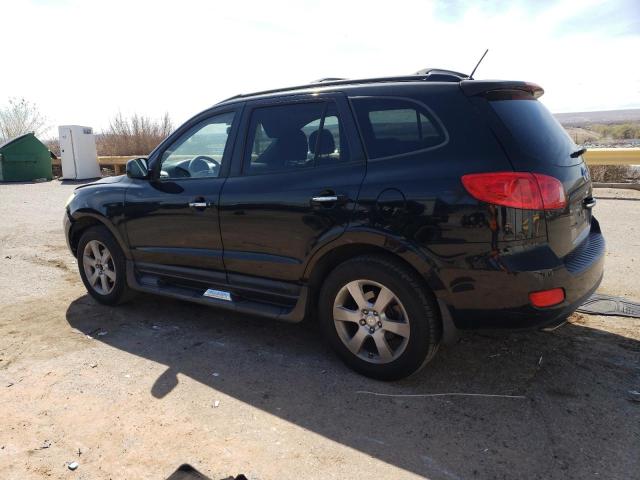 5NMSH13E78H169782 - 2008 HYUNDAI SANTA FE SE BLACK photo 2