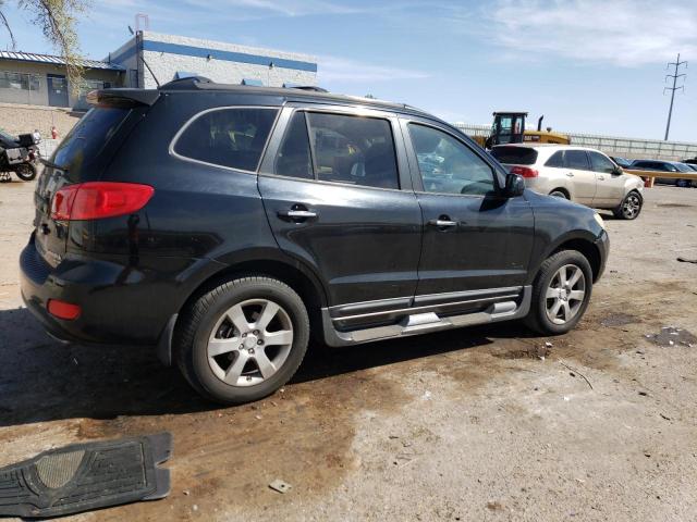 5NMSH13E78H169782 - 2008 HYUNDAI SANTA FE SE BLACK photo 3