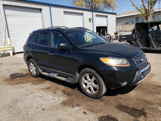 5NMSH13E78H169782 - 2008 HYUNDAI SANTA FE SE BLACK photo 4