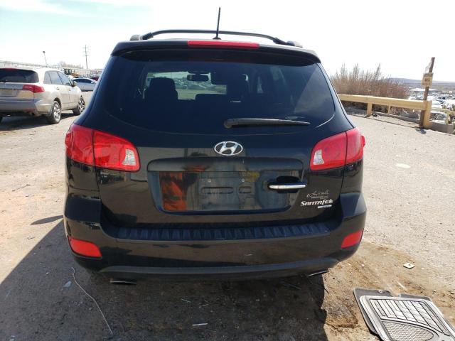 5NMSH13E78H169782 - 2008 HYUNDAI SANTA FE SE BLACK photo 6