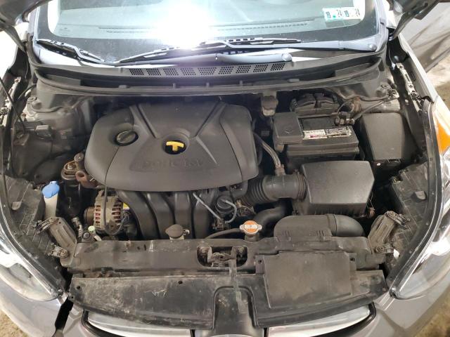 5NPDH4AE5CH093505 - 2012 HYUNDAI ELANTRA GLS GRAY photo 11