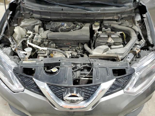 KNMAT2MV8GP703411 - 2016 NISSAN ROGUE S GRAY photo 11