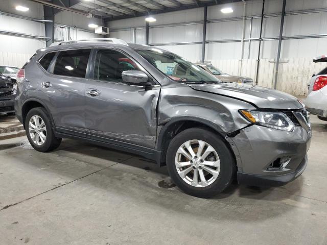 KNMAT2MV8GP703411 - 2016 NISSAN ROGUE S GRAY photo 4