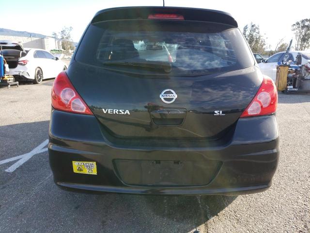 3N1BC1CP4CK271030 - 2012 NISSAN VERSA S BLACK photo 6