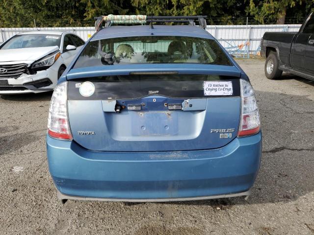 JTDKB20U087814072 - 2008 TOYOTA PRIUS BLUE photo 6