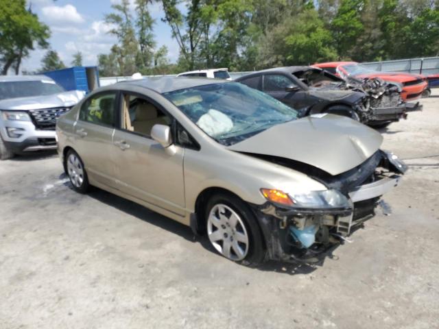 1HGFA16537L060929 - 2007 HONDA CIVIC LX GOLD photo 4