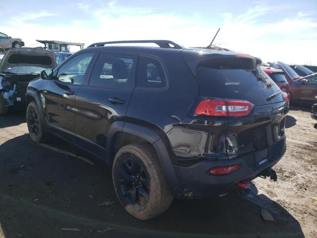 1C4PJMBSXFW624184 - 2015 JEEP CHEROKEE TRAILHAWK BLACK photo 2