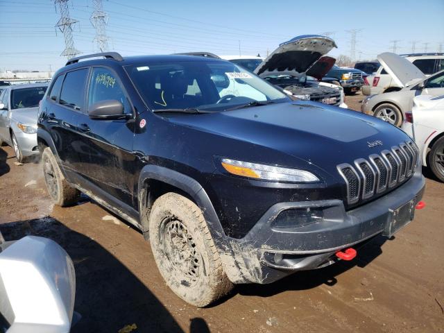 1C4PJMBSXFW624184 - 2015 JEEP CHEROKEE TRAILHAWK BLACK photo 4