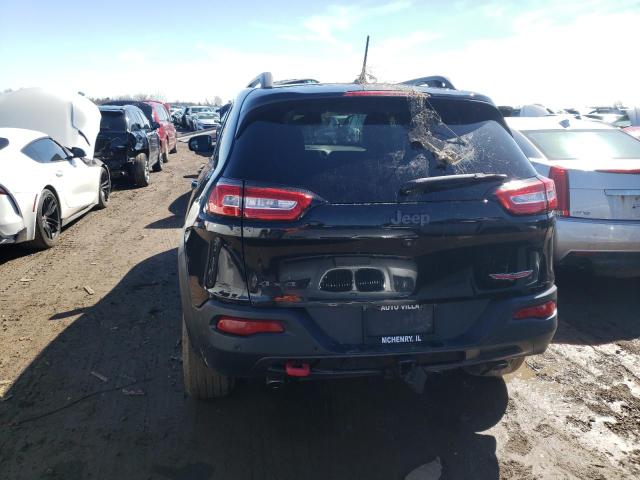 1C4PJMBSXFW624184 - 2015 JEEP CHEROKEE TRAILHAWK BLACK photo 6