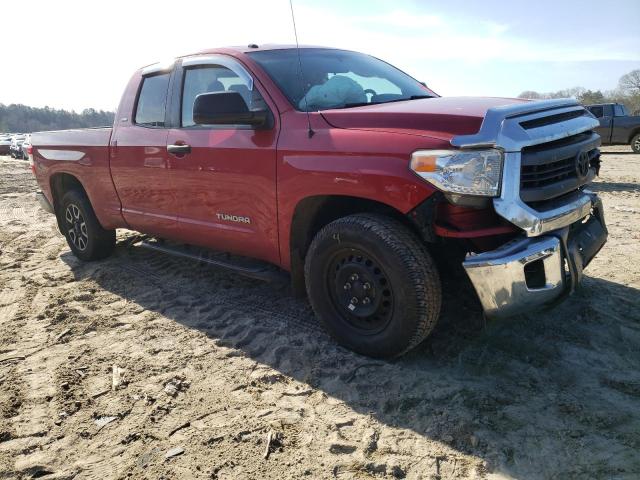 5TFUM5F15FX061931 - 2015 TOYOTA TUNDRA DOUBLE CAB SR/SR5 RED photo 4