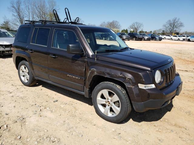 1C4NJRBB6ED617554 - 2014 JEEP PATRIOT SPORT BROWN photo 4