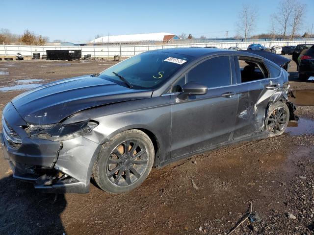 3FA6P0HD3HR139148 - 2017 FORD FUSION F SE CHARCOAL photo 1