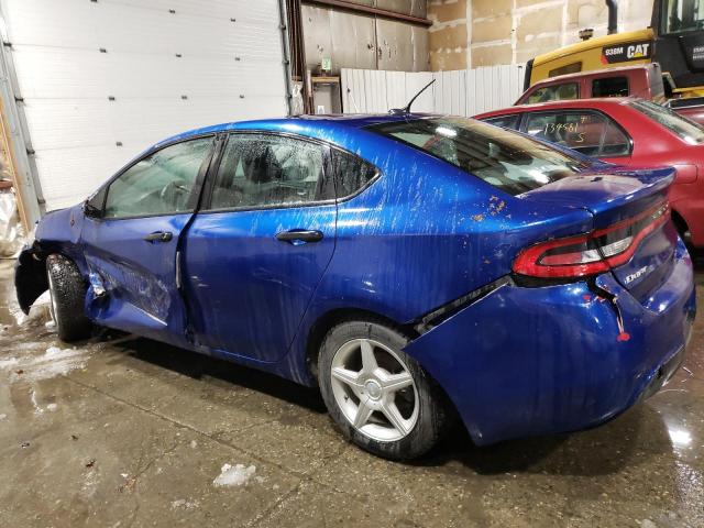 1C3CDFAA2ED854553 - 2014 DODGE DART SE BLUE photo 2