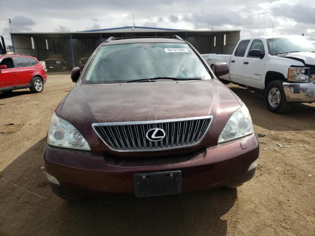 JTJHK31U382034513 - 2008 LEXUS RX 350 BROWN photo 5