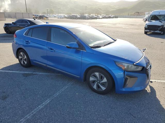 KMHC75LC8JU099393 - 2018 HYUNDAI IONIQ SEL BLUE photo 4