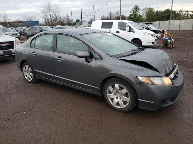 2HGFA16579H323228 - 2009 HONDA CIVIC LX GRAY photo 4