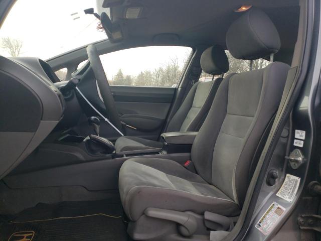 2HGFA16579H323228 - 2009 HONDA CIVIC LX GRAY photo 7