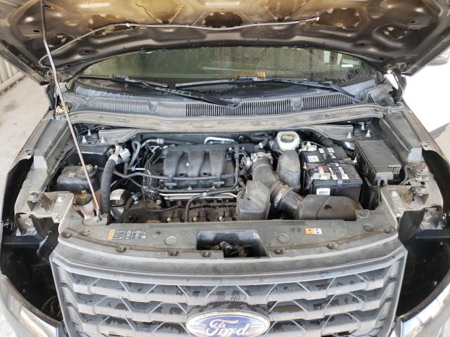 1FM5K8AR2GGB28331 - 2016 FORD EXPLORER POLICE INTERCEPTOR BLACK photo 12