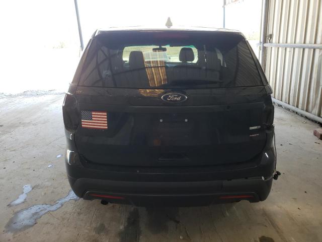 1FM5K8AR2GGB28331 - 2016 FORD EXPLORER POLICE INTERCEPTOR BLACK photo 6