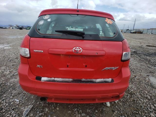 2T1KR32E73C107369 - 2003 TOYOTA COROLLA MA XR RED photo 6