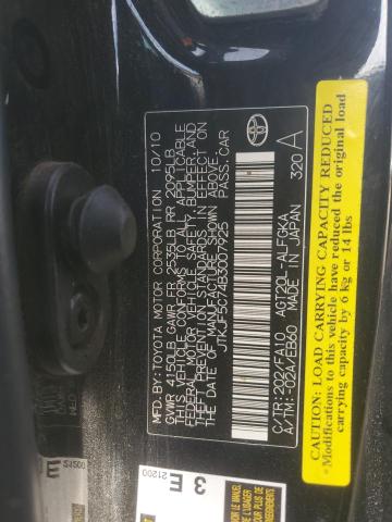 JTKJF5C74B3007925 - 2011 TOYOTA SCION TC შავი ფოტო 12