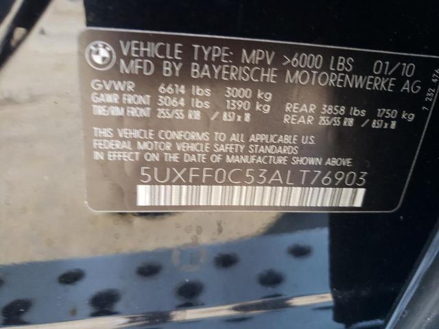 5UXFF0C53ALT76903 - 2010 BMW X5 XDRIVE35D Qara foto 14