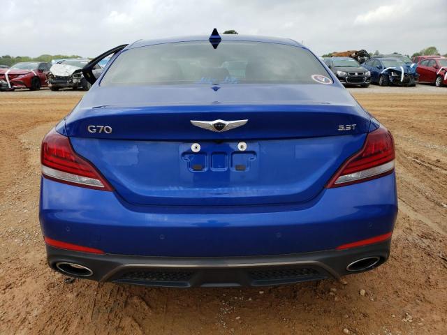 KMTG34LE5KU012629 - 2019 GENESIS G70 PRESTIGE BLUE photo 6