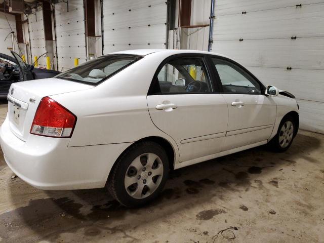 KNAFE122585558647 - 2008 KIA SPECTRA EX WHITE photo 3