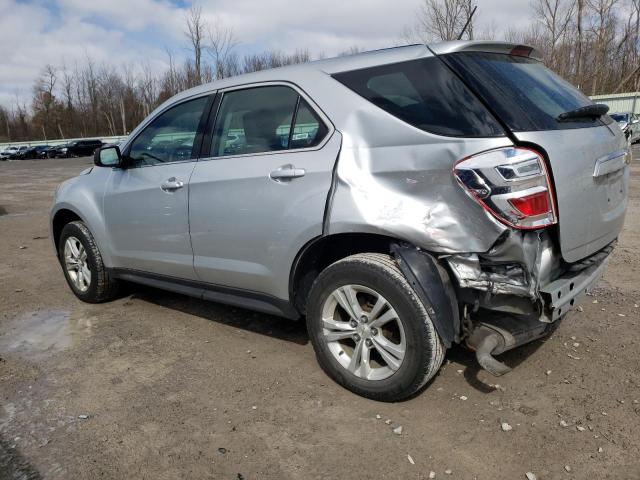 2GNALBEK4G1156260 - 2016 CHEVROLET EQUINOX LS SILVER photo 2