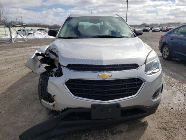 2GNALBEK4G1156260 - 2016 CHEVROLET EQUINOX LS SILVER photo 5