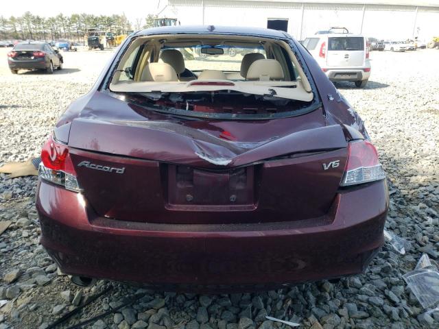 1HGCP36858A058863 - 2008 HONDA ACCORD EXL MAROON photo 6