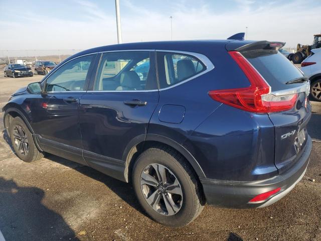 2HKRW6H30KH223135 - 2019 HONDA CR-V LX BLUE photo 2