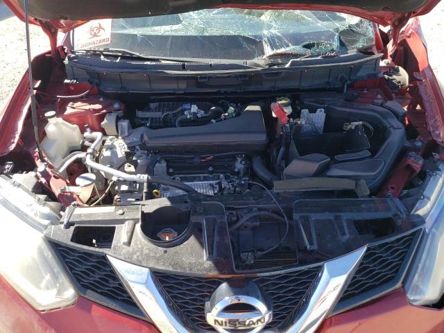 KNMAT2MV1FP532094 - 2015 NISSAN ROGUE S RED photo 12