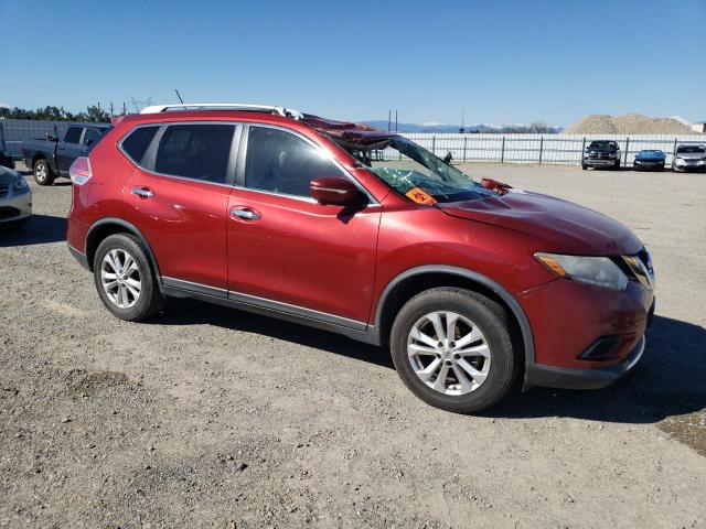 KNMAT2MV1FP532094 - 2015 NISSAN ROGUE S RED photo 4