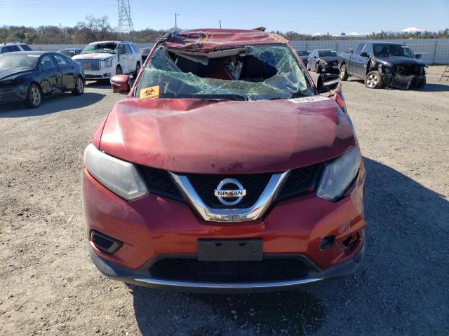 KNMAT2MV1FP532094 - 2015 NISSAN ROGUE S RED photo 5