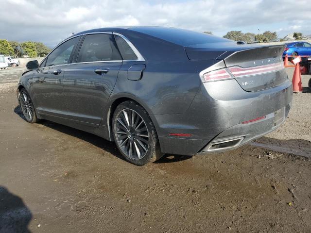 3LN6L2LU4GR626104 - 2016 LINCOLN MKZ HYBRID GRAY photo 2