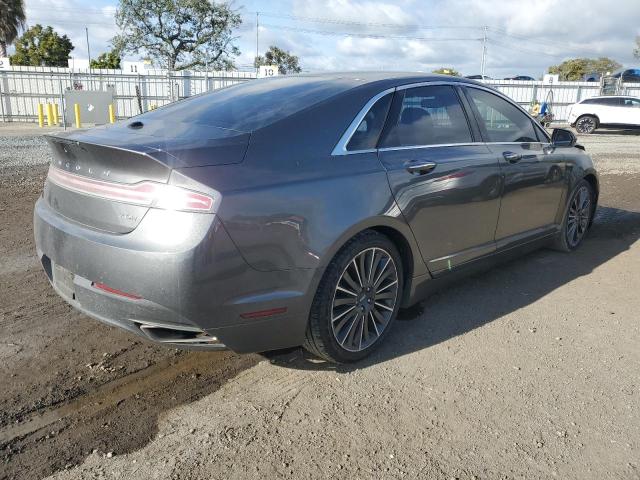 3LN6L2LU4GR626104 - 2016 LINCOLN MKZ HYBRID GRAY photo 3