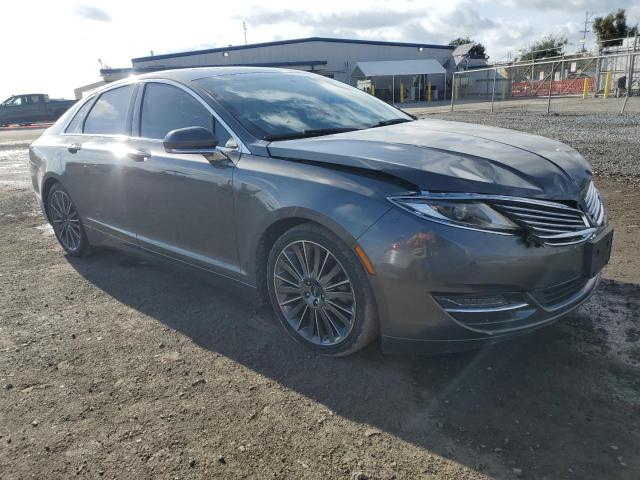 3LN6L2LU4GR626104 - 2016 LINCOLN MKZ HYBRID GRAY photo 4